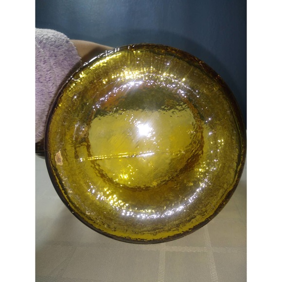 Anchor Hocking Vintage Retro Pagoda Amber glass 78oz pitcher - Picture 3 of 4